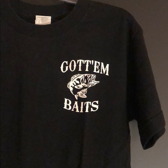 🍀 4 for $15! Gott’em Baits black shirt size small - Picture 11 of 13